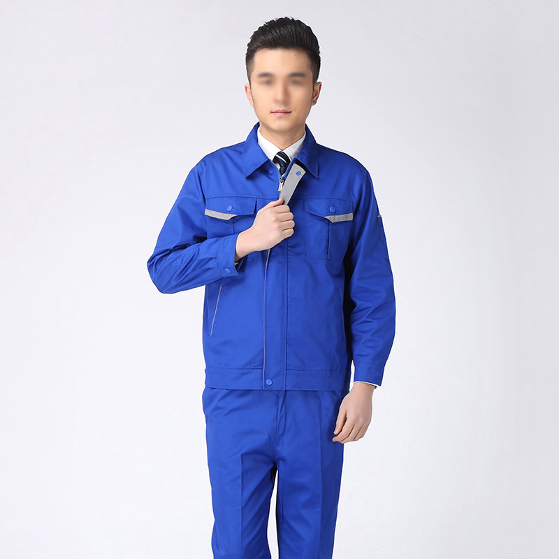 工作服套装男士夏季薄...